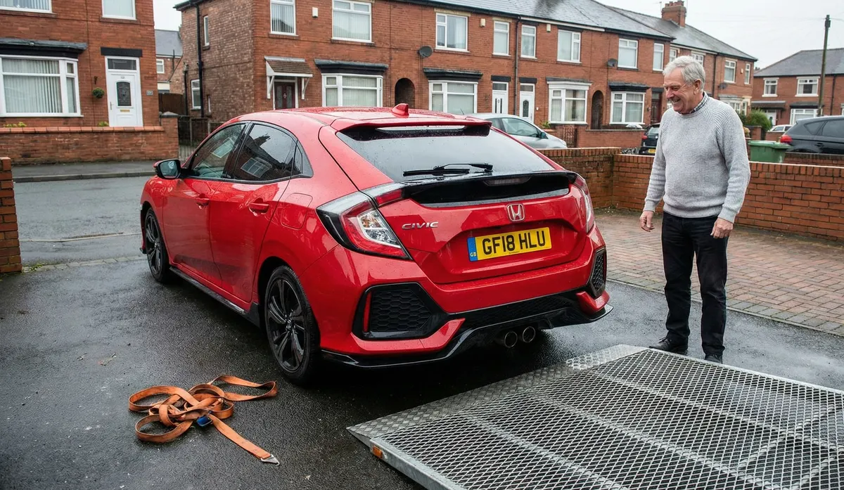 David H.'s car on delivery day